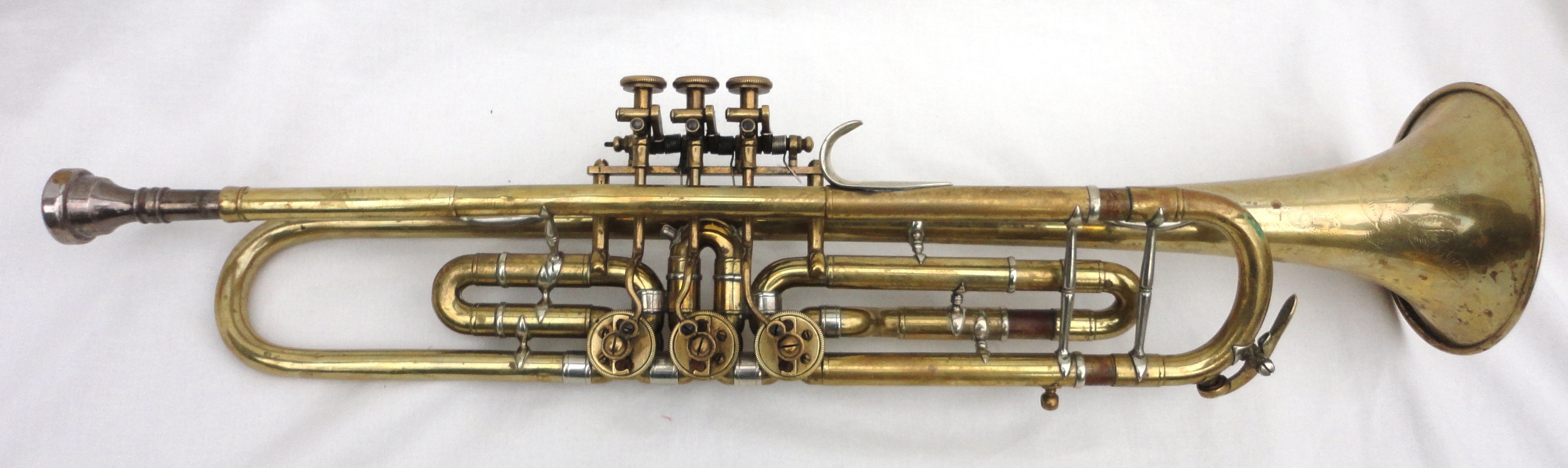 anonymous top action rotary valve trumpet, coll. Gerard Westerhof