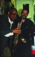Bobby Bradford with Tom Guralnick looking, 12 april 2004 Outpost Albuquerque.jpg